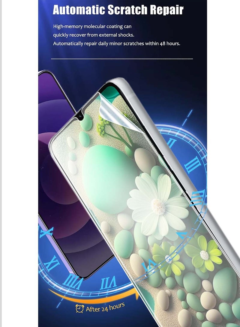 دبليو تيك واقي شاشة رفيع ومرن من فيلم هيدروجيل متميز لهواتف موتورولا موتو G06 / G06 باور 4G 2025 (MSHFMN) - شفاف - Image 5